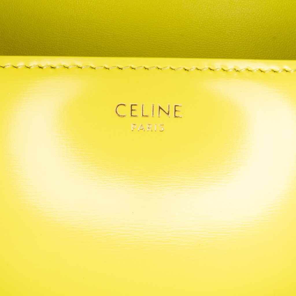 Celine Calfskin Cuir Triomphe Chain Shoulder Bag - 5