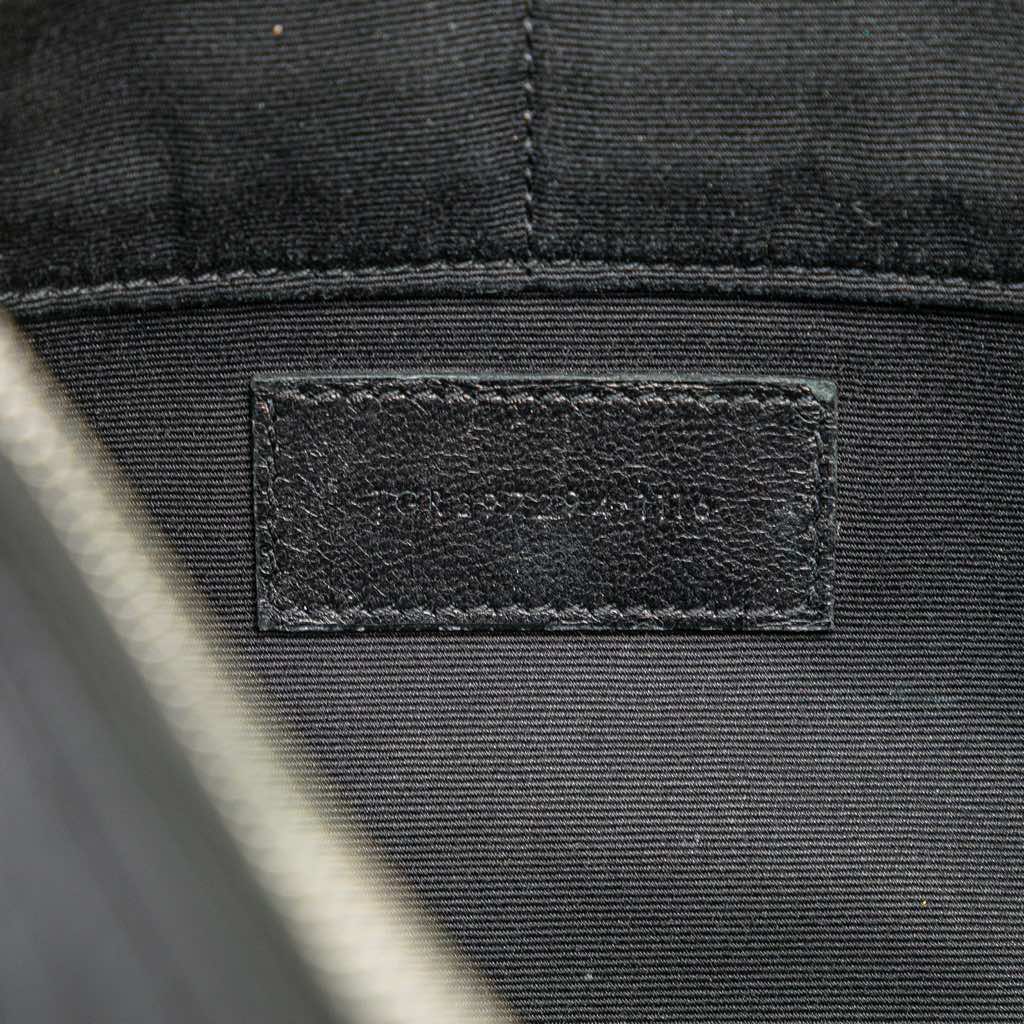 Saint Laurent Croc Embossed Leather Clutch - 5