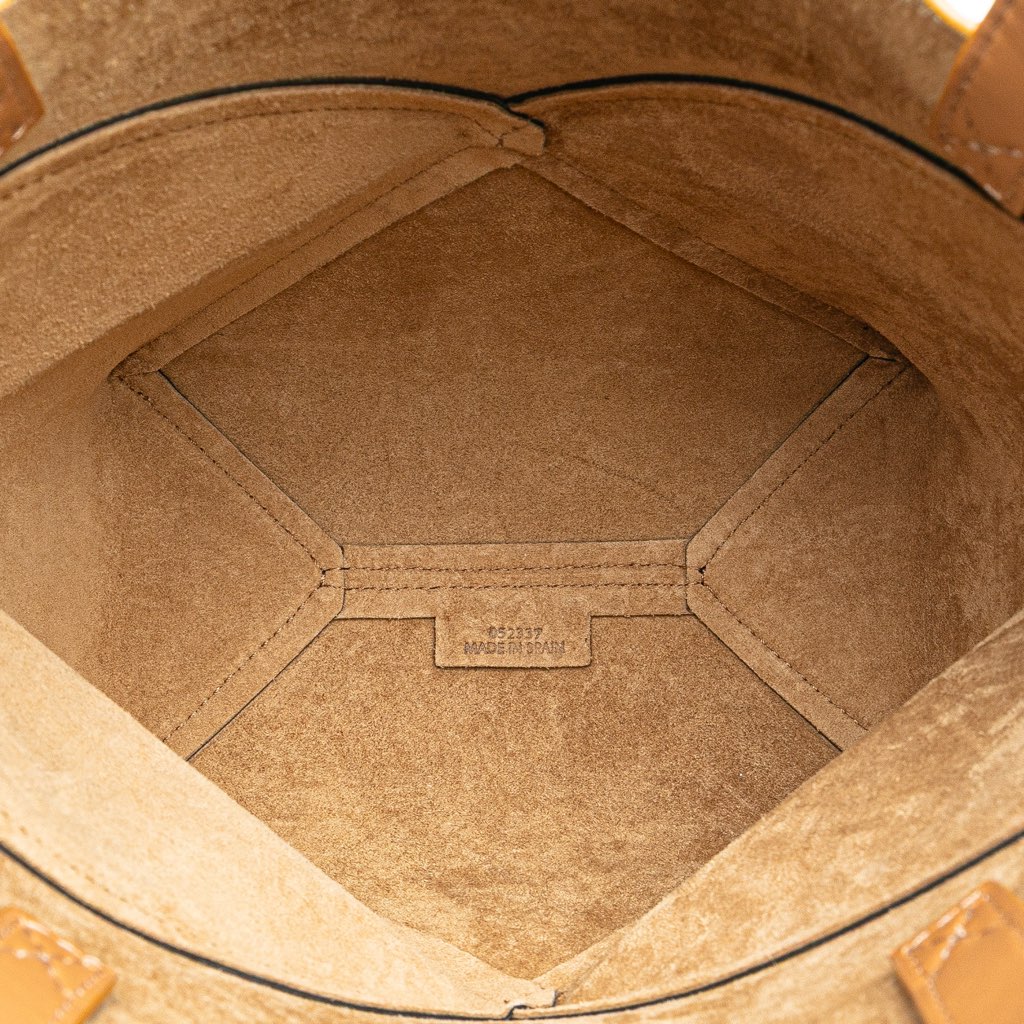 Loewe Mini Bicolor Shiny Calfskin Puzzle Fold Tote - 4