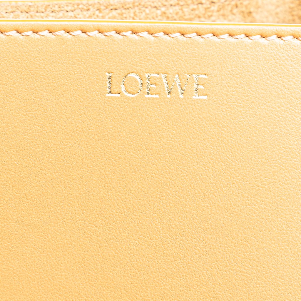 Loewe Mini Bicolor Shiny Calfskin Puzzle Fold Tote - 5
