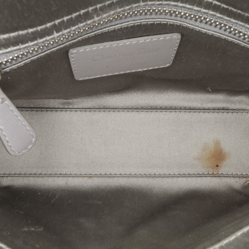 Dior Mini Satin Cannage Strass Crystal Embellished Lady Dior - 4