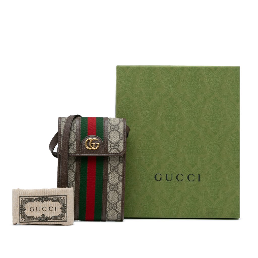 Gucci Mini GG Supreme Web Ophidia Crossbody - Image 13