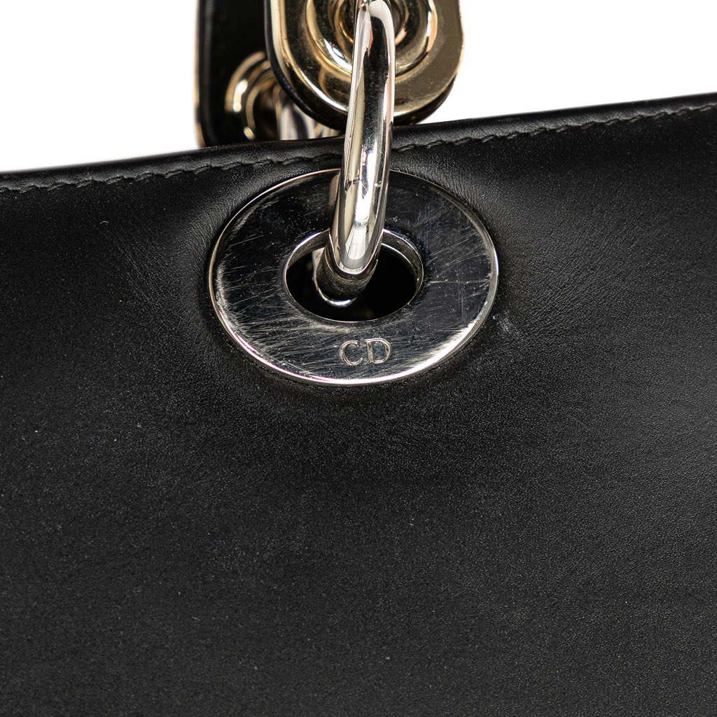 Dior Medium Calfskin Patch Embellished Lady Dior - Image 12