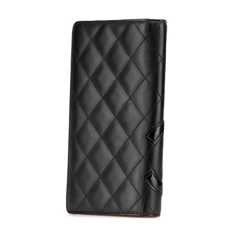 Chanel Quilted Lambskin Cambon Ligne Bifold Wallet - 2