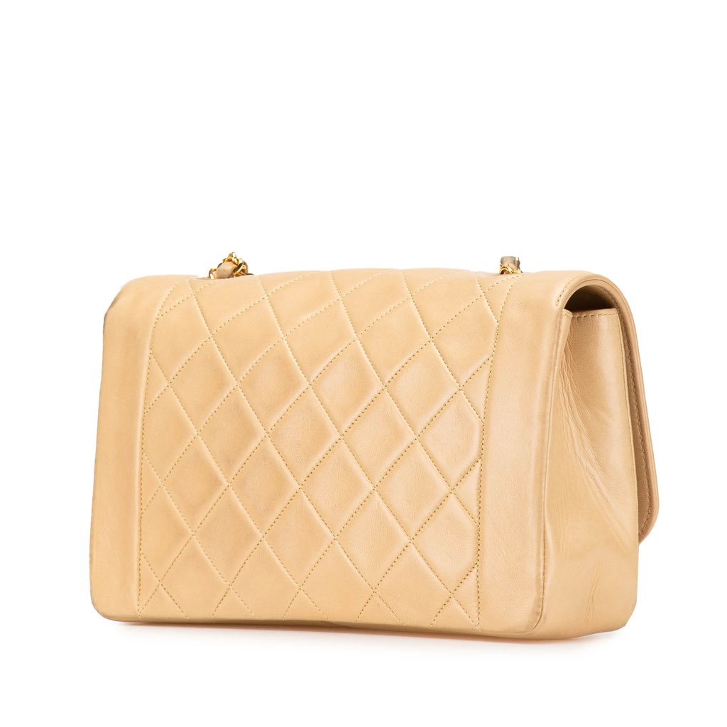 Chanel Medium Lambskin Diana Full Flap - 2