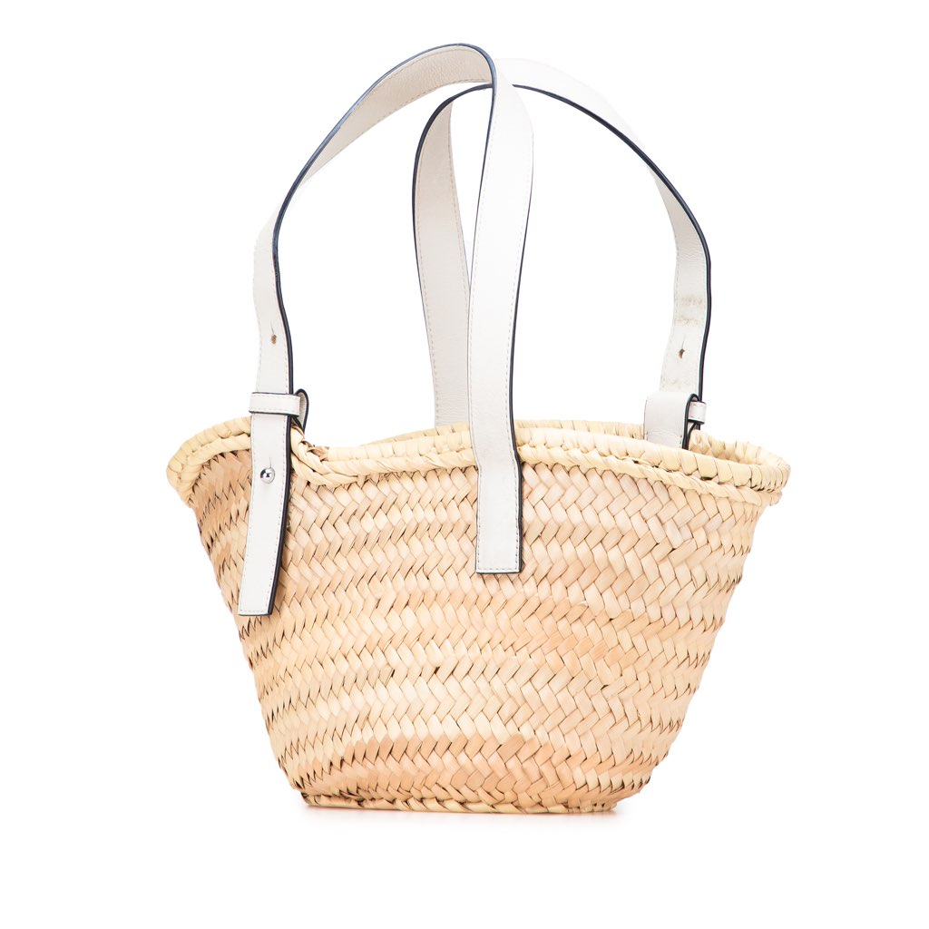 Loewe Small Raffia Basket Tote - 2