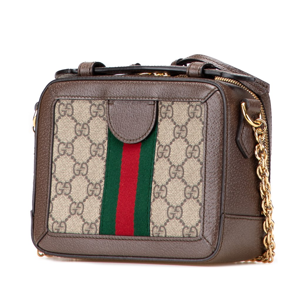 Gucci Mini GG Supreme Web Ophidia Satchel - 2