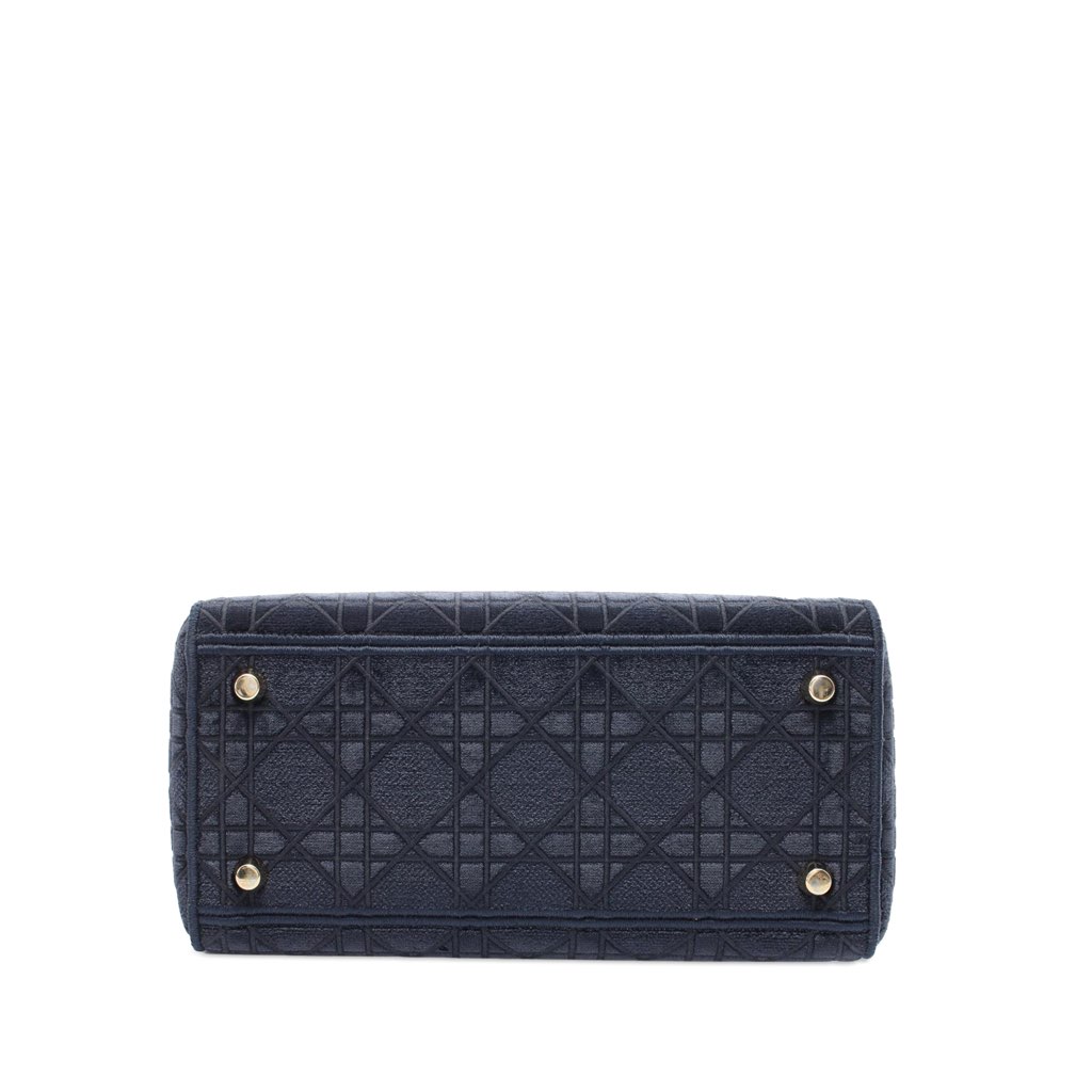 Dior Medium Velvet Cannage Lady D Lite - 3