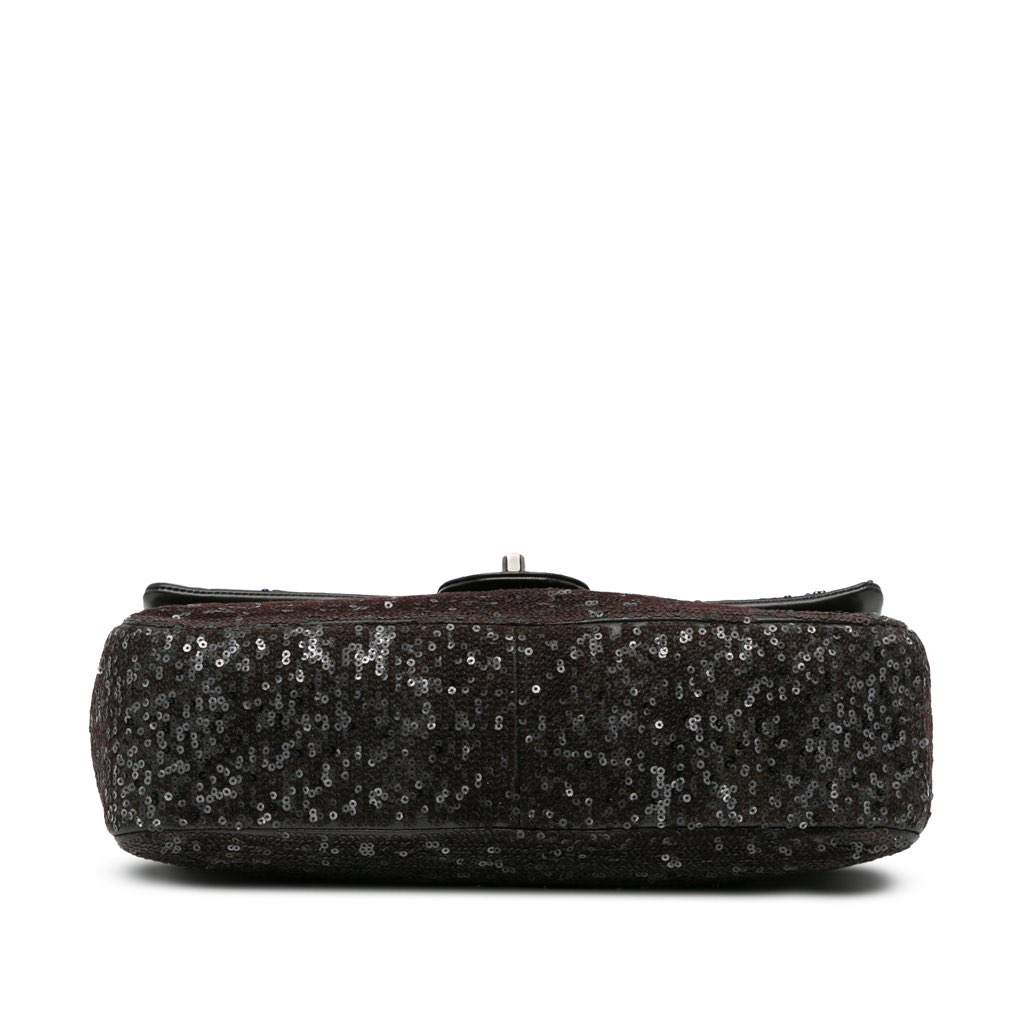 Chanel Jumbo Sequined Lambskin Moonlight On Water Flap - 3