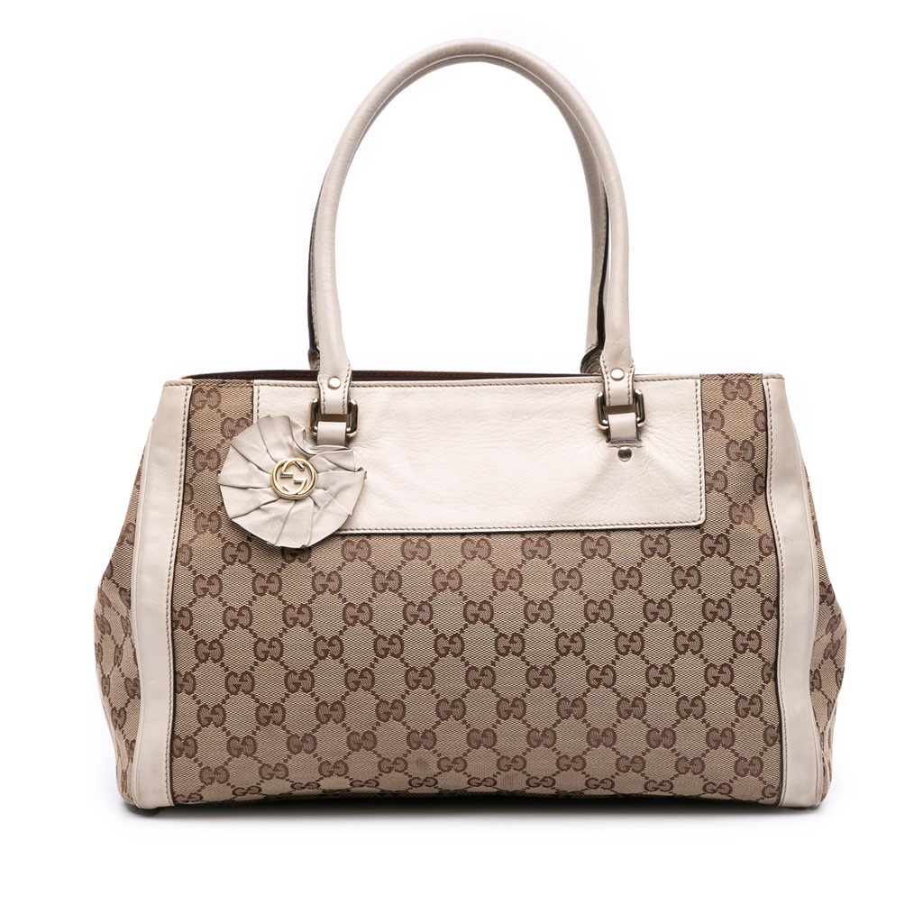 Gucci GG Canvas Trophy Tote