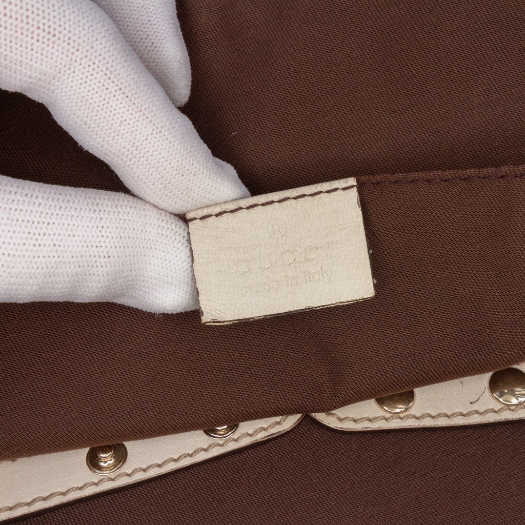 Gucci GG Canvas Trophy Tote - Side view