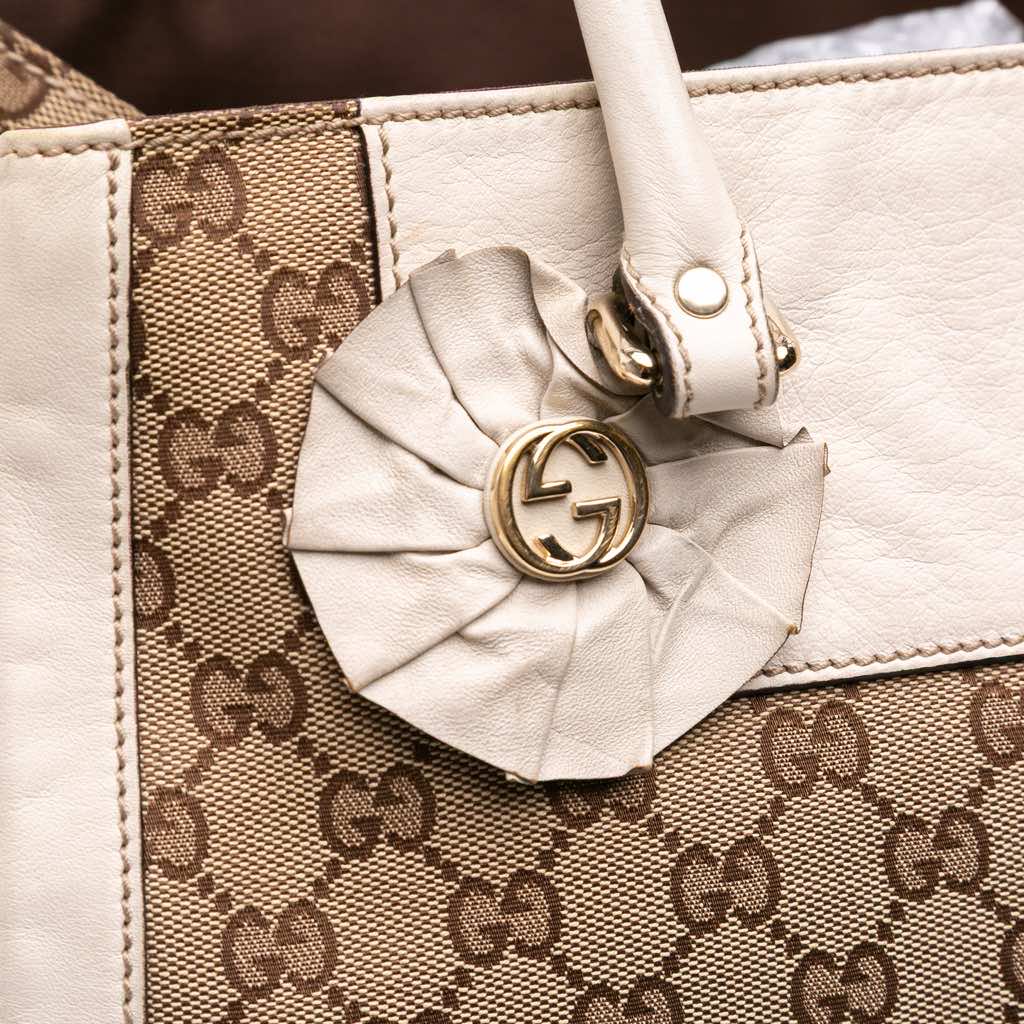 Gucci GG Canvas Trophy Tote - Image 10