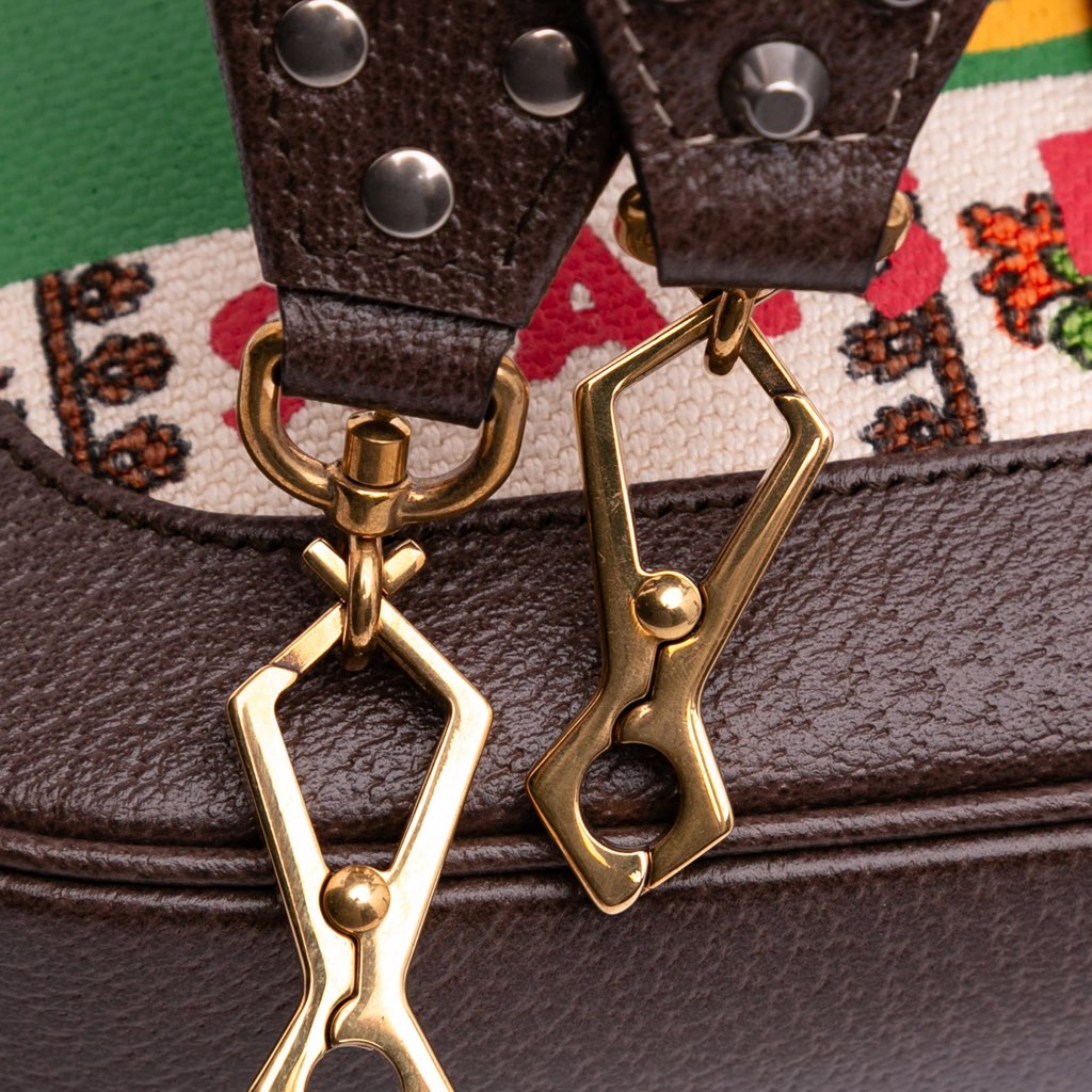 Gucci Small Canvas 100 Centennial Music Jackie 1961 Crossbody - Detail 2