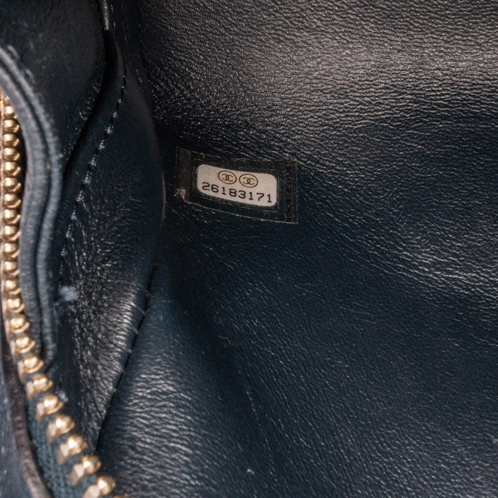 Chanel Small CC Chevron Calfskin Medal Flap - 5