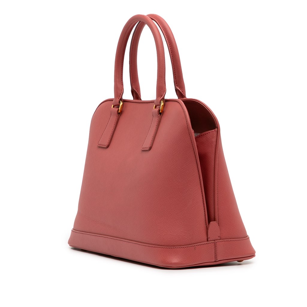 Prada Medium Saffiano Lux Open Promenade Satchel - 2