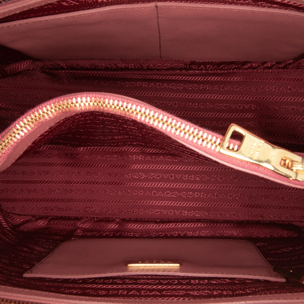 Prada Medium Saffiano Lux Open Promenade Satchel - 4