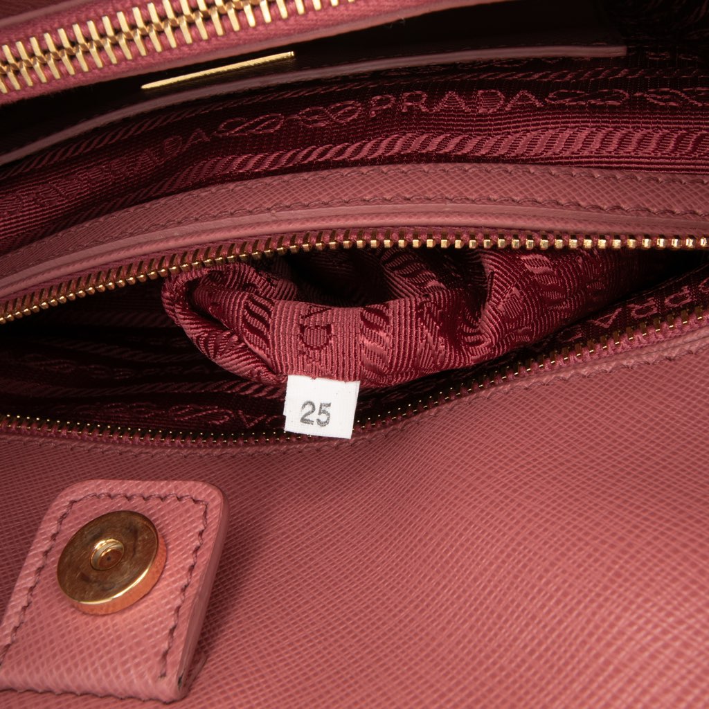 Prada Medium Saffiano Lux Open Promenade Satchel - 5