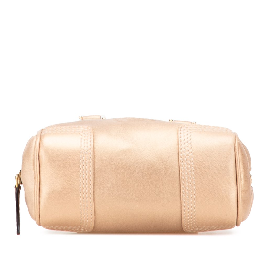 Loewe Micro Metallic Leather Amazona Satchel - Image 6