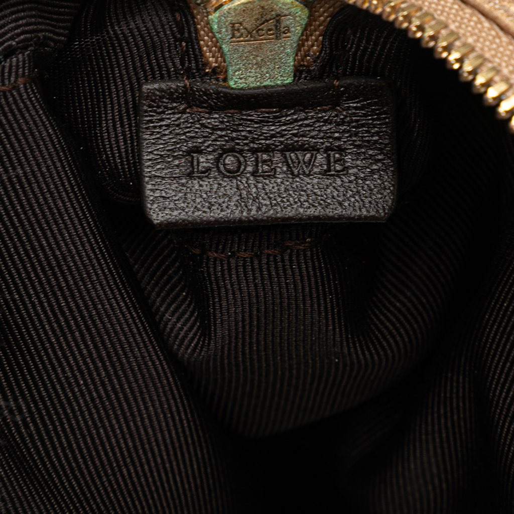 Loewe Micro Metallic Leather Amazona Satchel - Detail 1