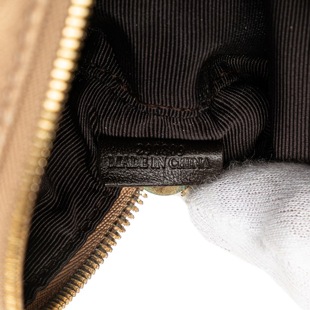 Loewe Micro Metallic Leather Amazona Satchel - Detail 2