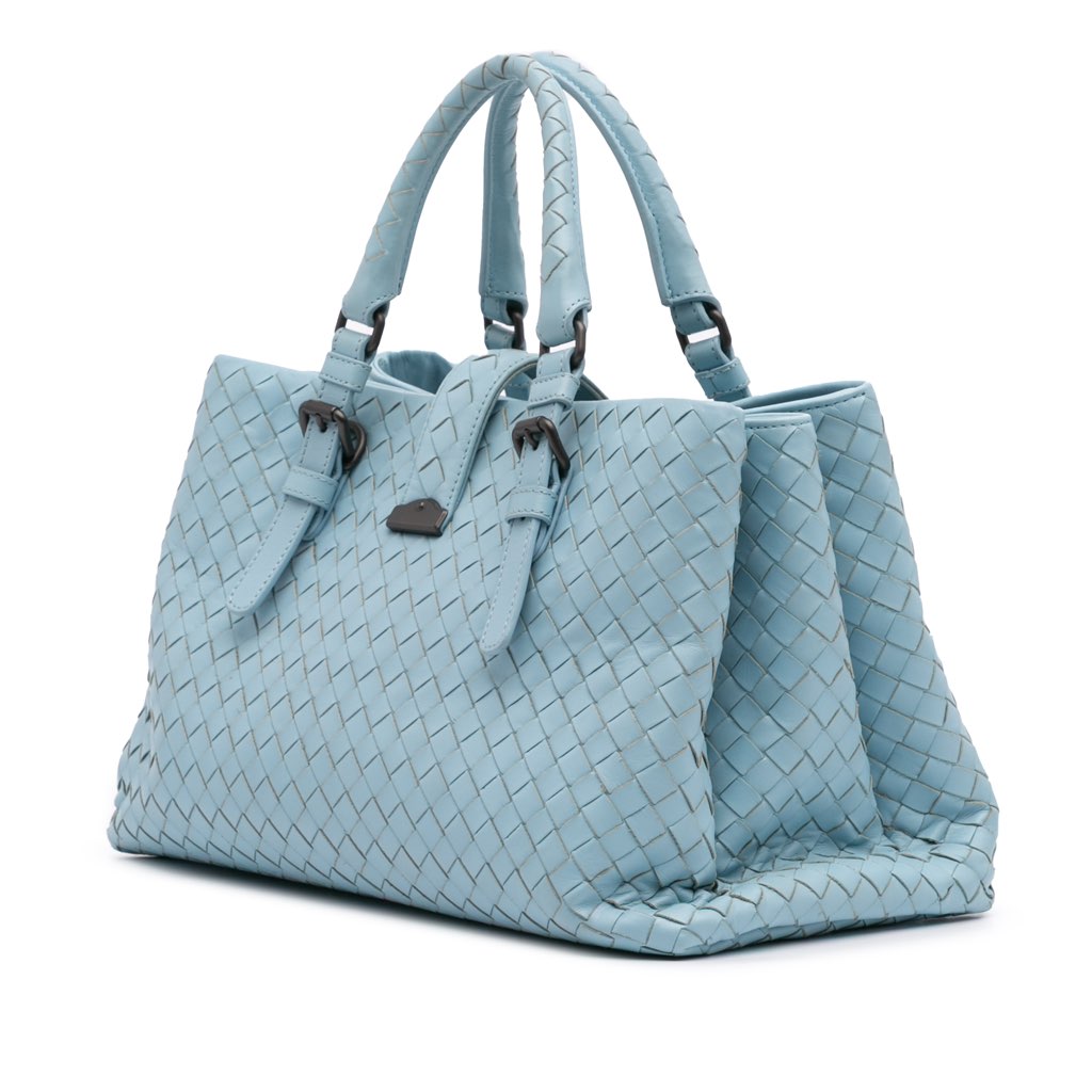 Bottega Veneta Small Nappa Intrecciato Roma Satchel - 2