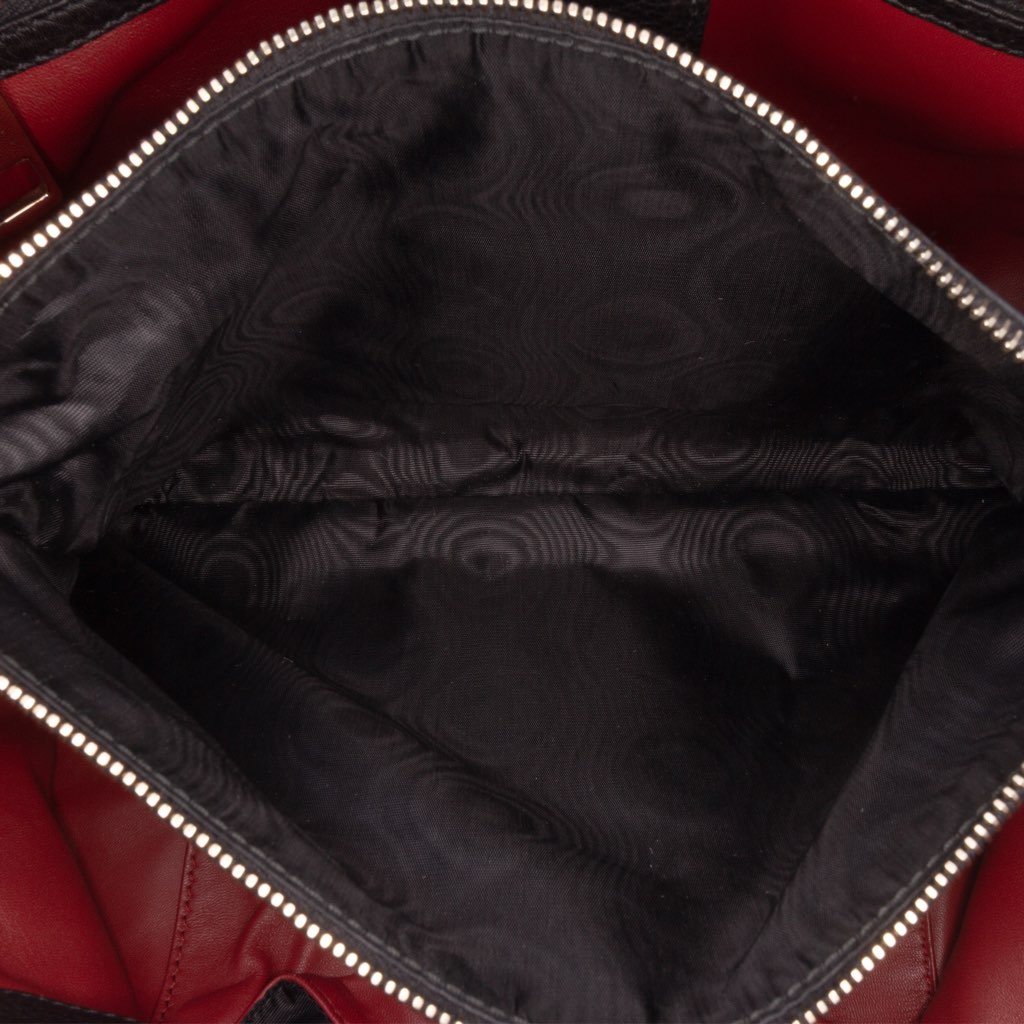 Gucci Medium Pony Hair Bamboo Shopper Satchel - Detail 1