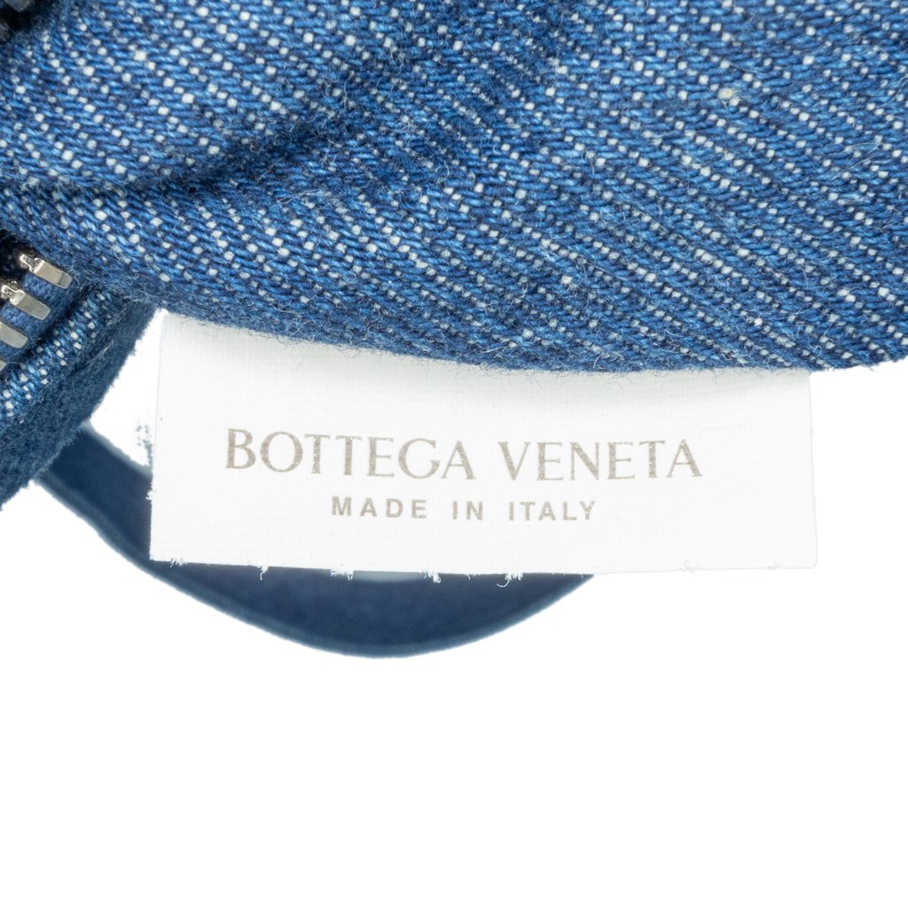 Bottega Veneta Small Denim Intreccio Camera Bag - Detail 1