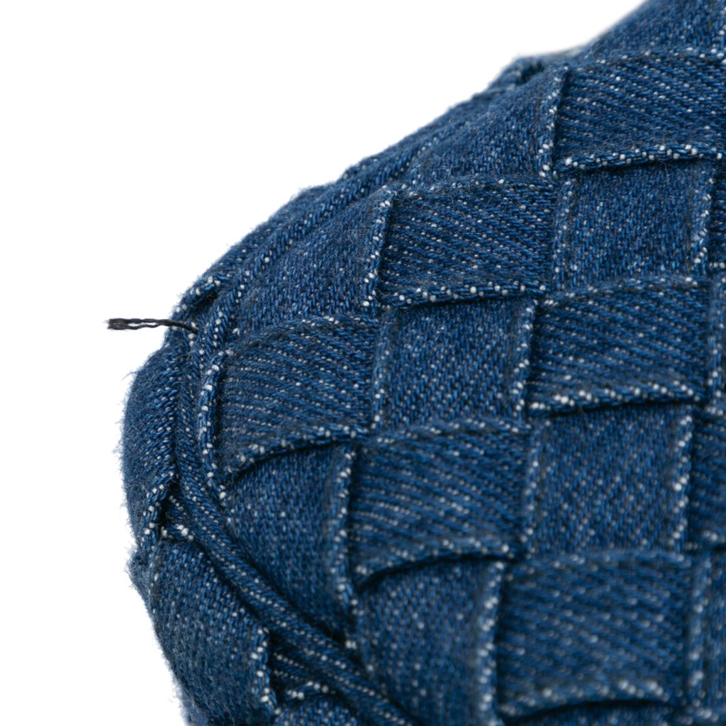 Bottega Veneta Small Denim Intreccio Camera Bag - Image 11