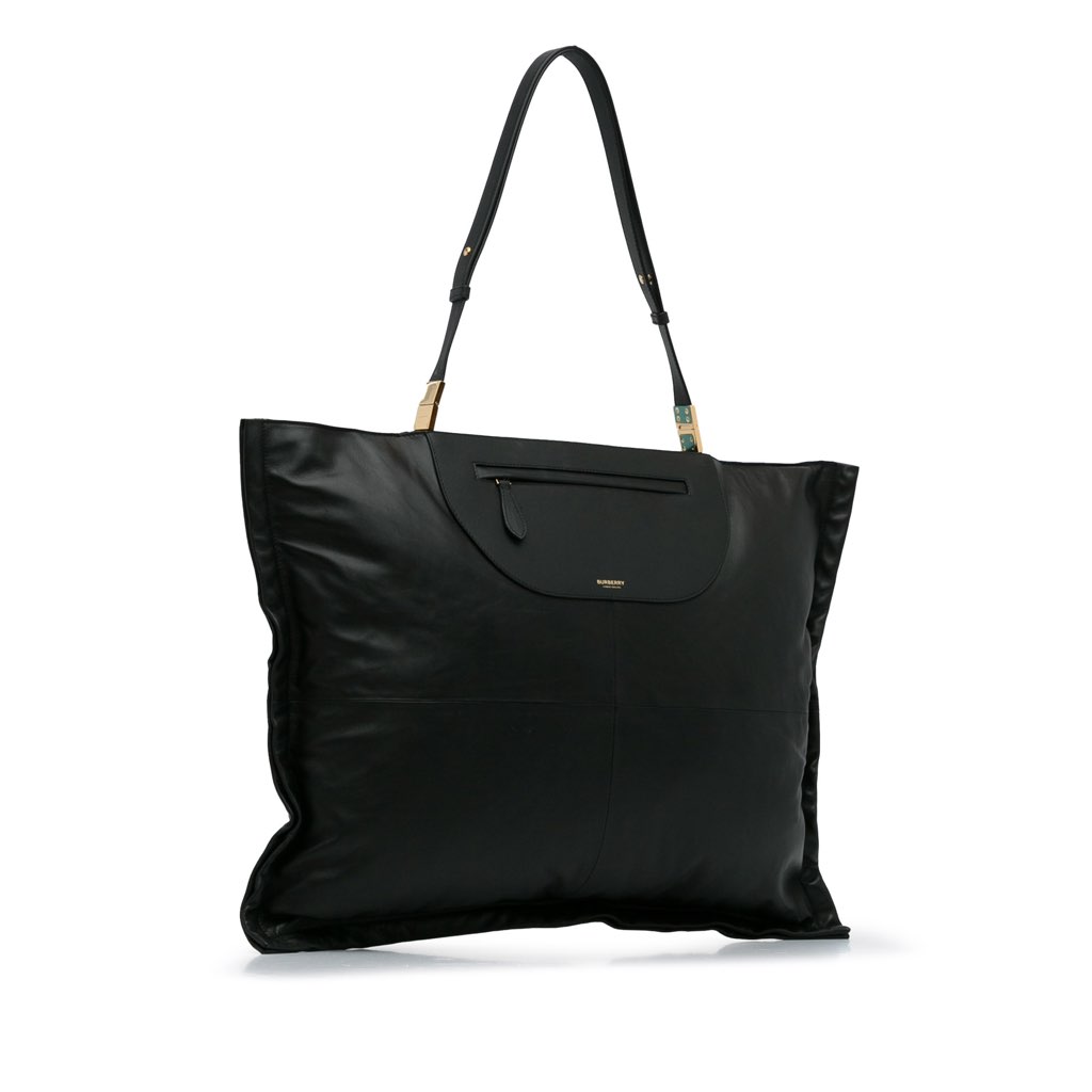 Burberry Lambskin Olympia Scarf Tote - 2