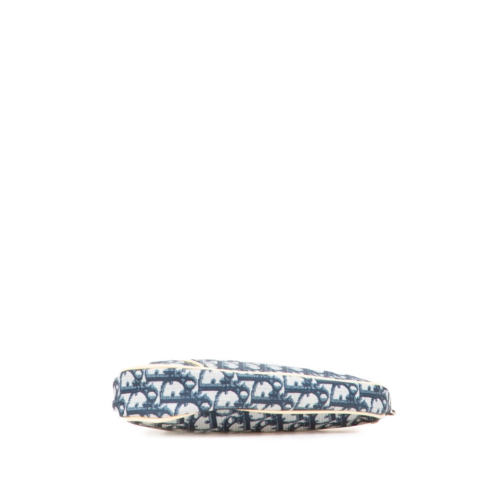 Dior Mini Diorissimo Canvas Saddle Pochette - 3