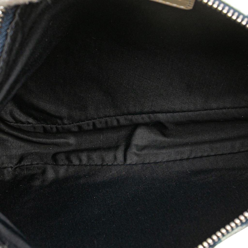 Dior Mini Diorissimo Canvas Saddle Pochette - 4