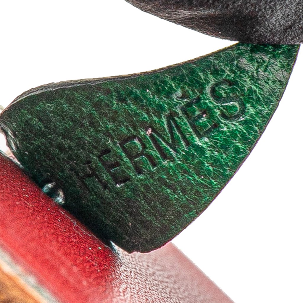 Hermès Leather Apple Bag Charm - Side view