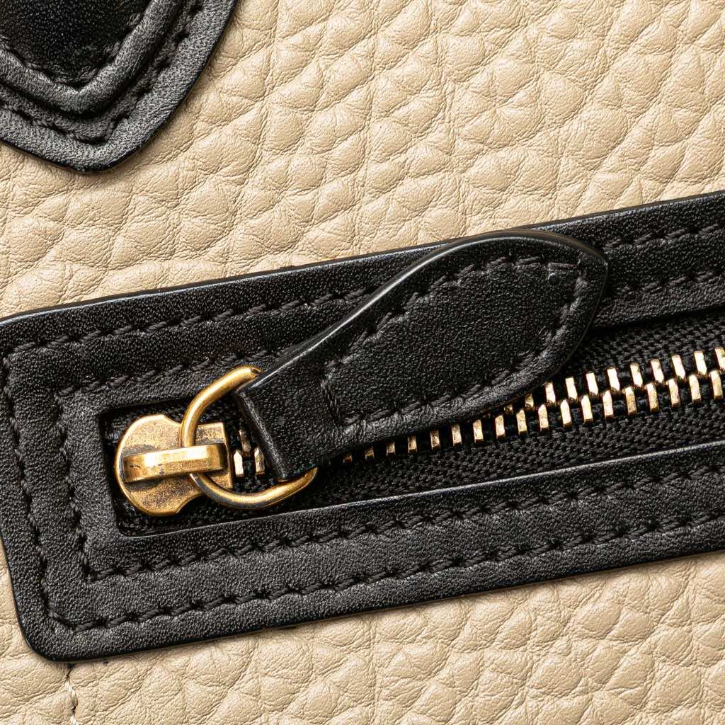 Celine Nano Tricolor Nubuck and Calfskin Luggage Tote - Image 11