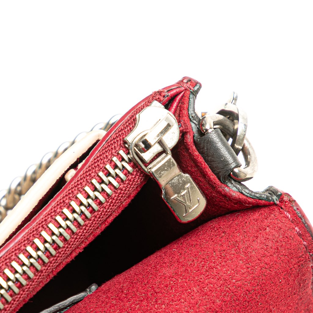 Louis Vuitton Bicolor Leather MyLockMe Chain Pochette - Image 11