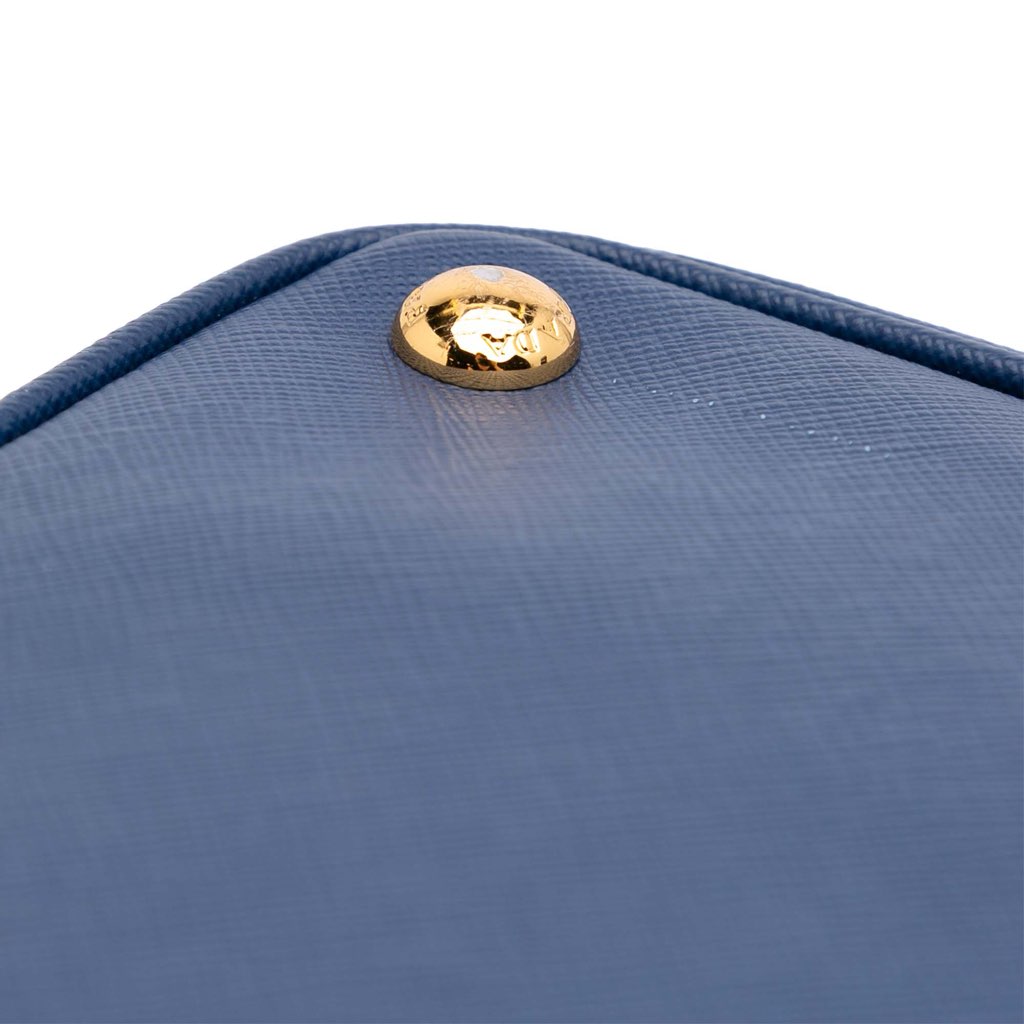 Prada Saffiano Lux Galleria Double Zip Front Pocket Satchel - Image 13