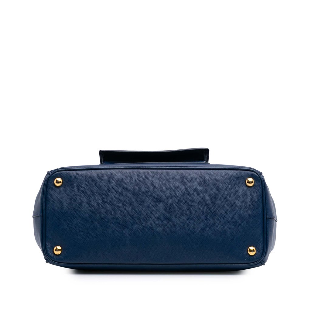 Prada Saffiano Lux Galleria Double Zip Front Pocket Satchel - Image 6