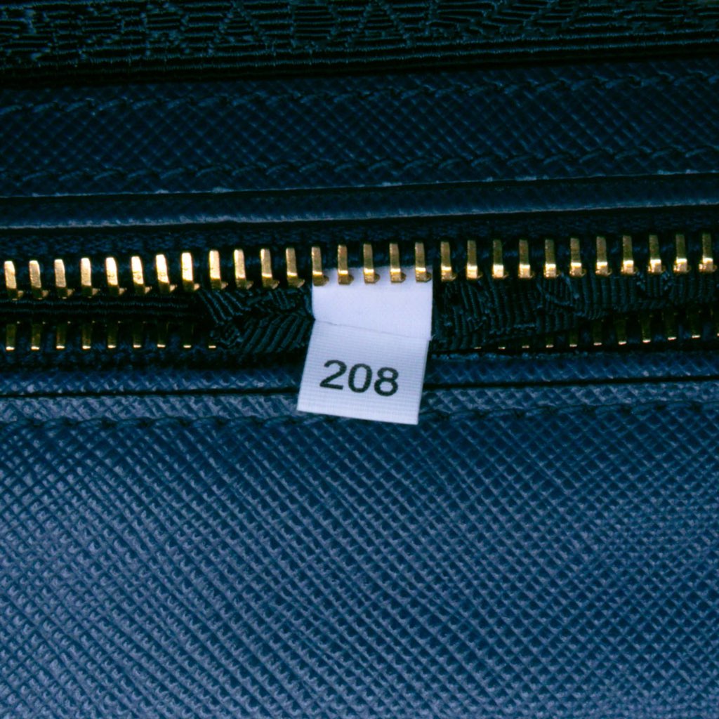 Prada Saffiano Lux Galleria Double Zip Front Pocket Satchel - Detail 1