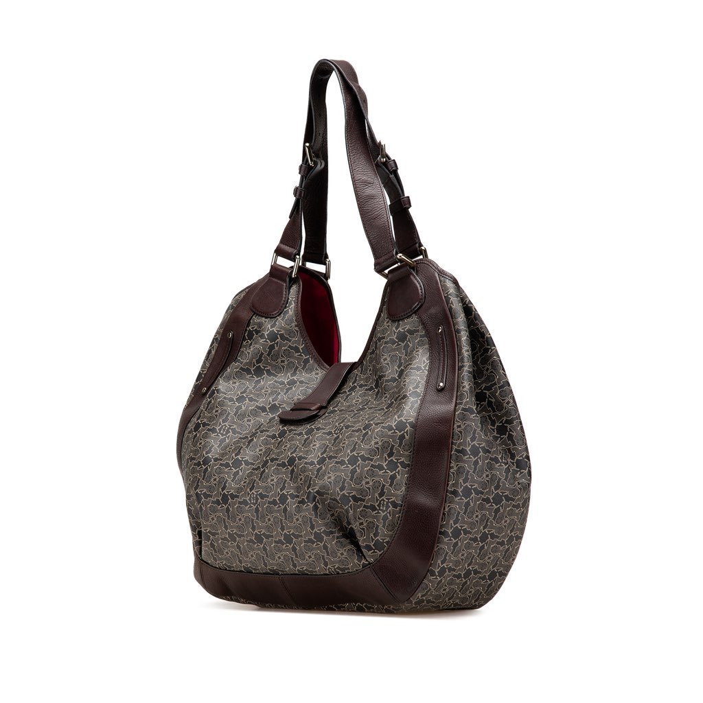 Celine Horse Carriage Coated Canvas Tote - 2