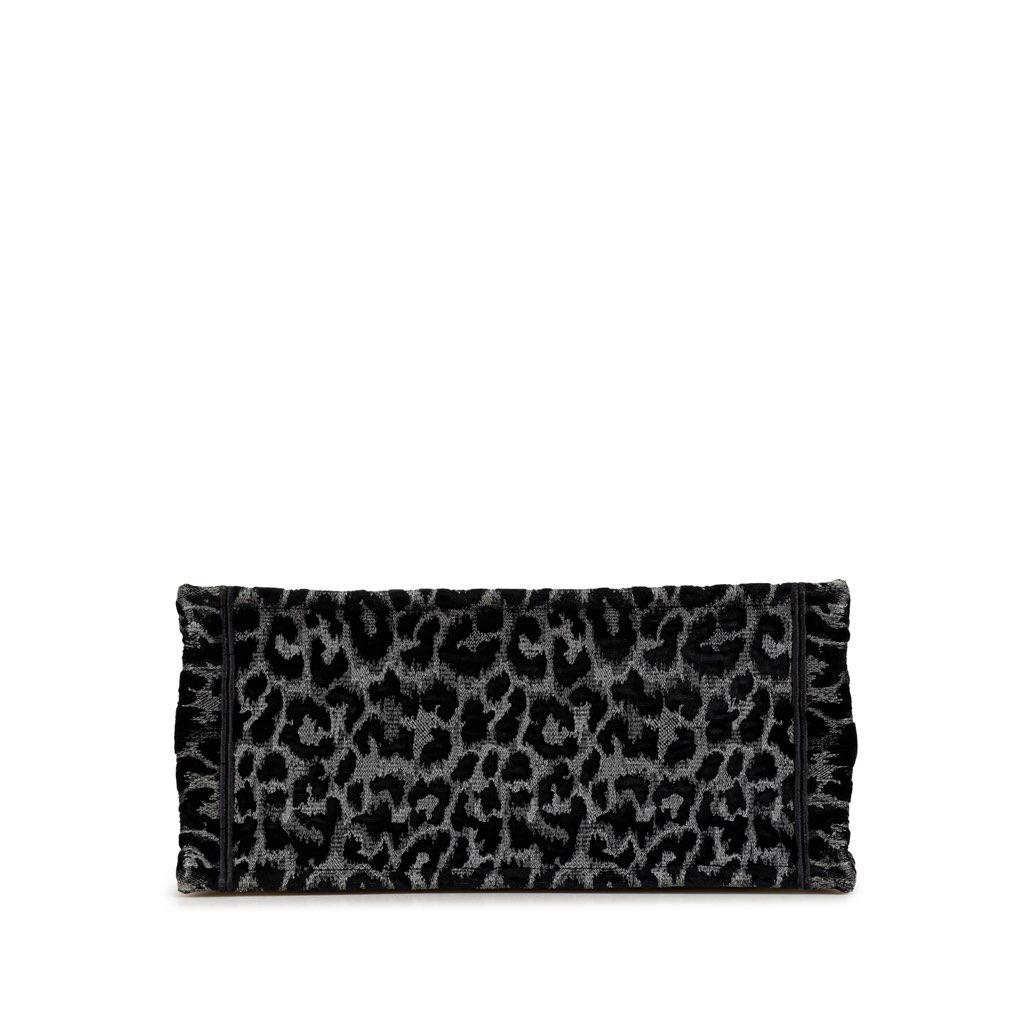 Dior Mizza Medium Embroidered Canvas Leopard Book Tote - 3