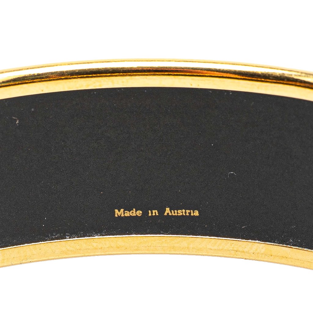 Hermès Wide Les Sangles Enamel Bangle 65 - 4