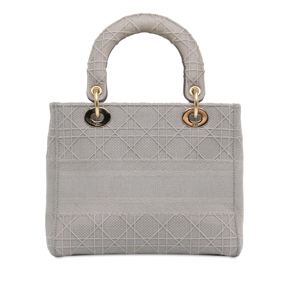 Dior Medium Canvas Cannage Lady D Lite - 3