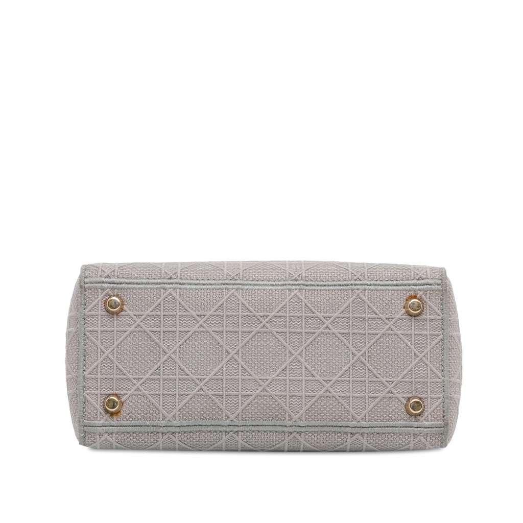 Dior Medium Canvas Cannage Lady D Lite - 4