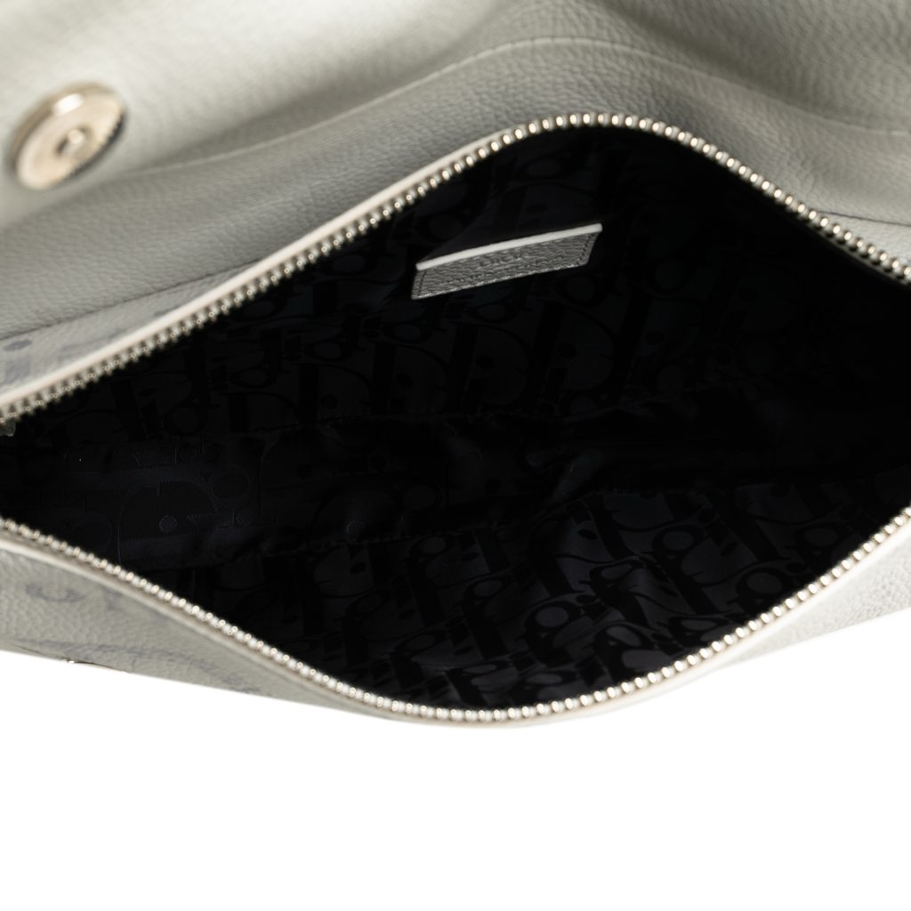 Dior Daniel Arsham Newspaper Print Saddle Bag - 5