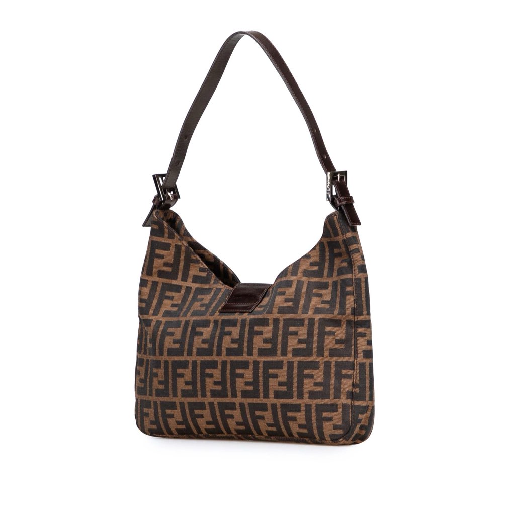 Fendi Zucca Canvas Shoulder Bag - 2