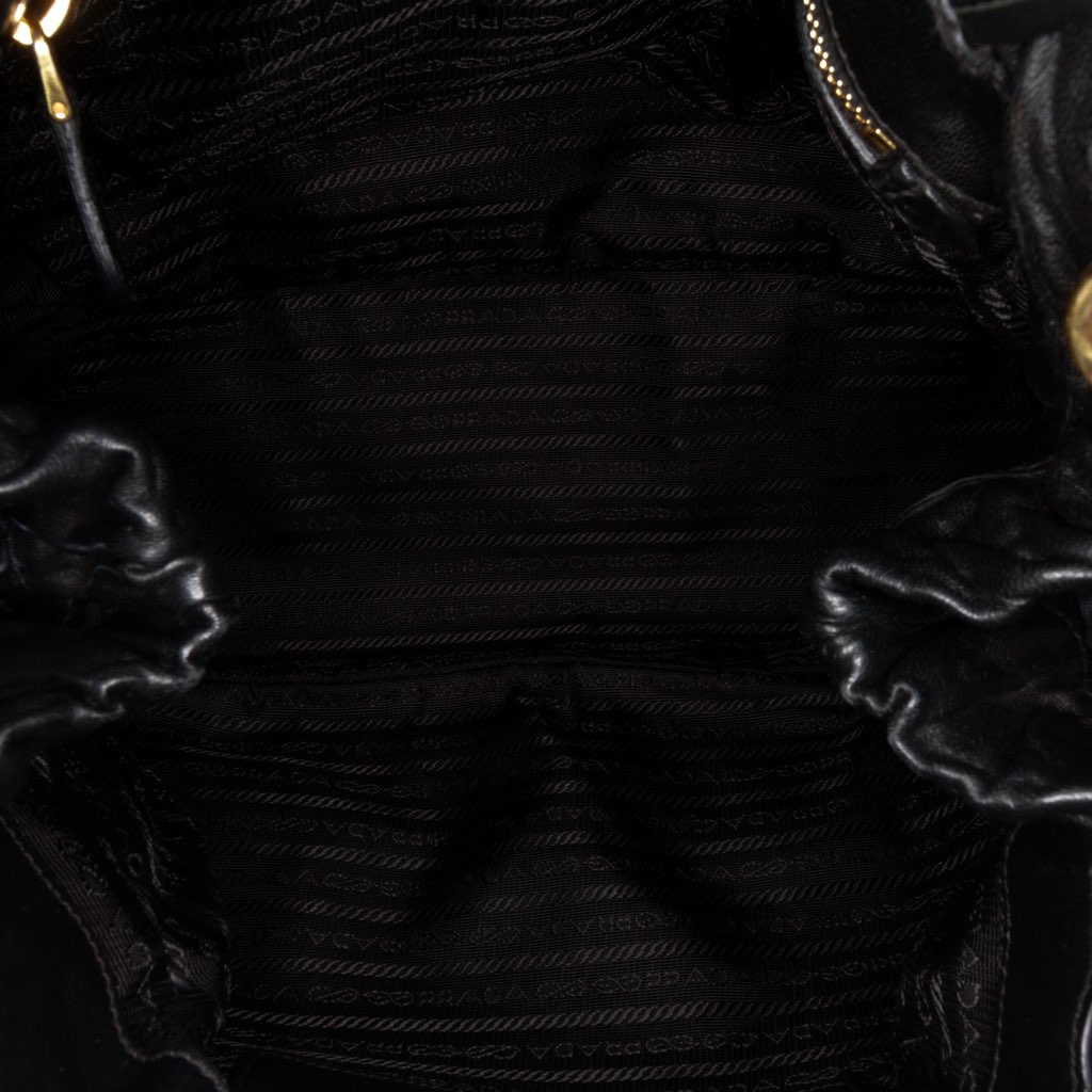 Prada Nappa Antique Bow Satchel - 4