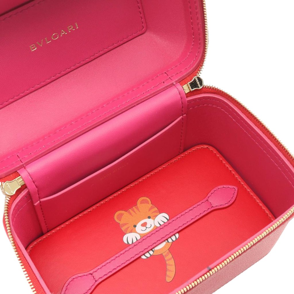 Bvlgari Leather Serpenti Forever Vanity Bag - 3