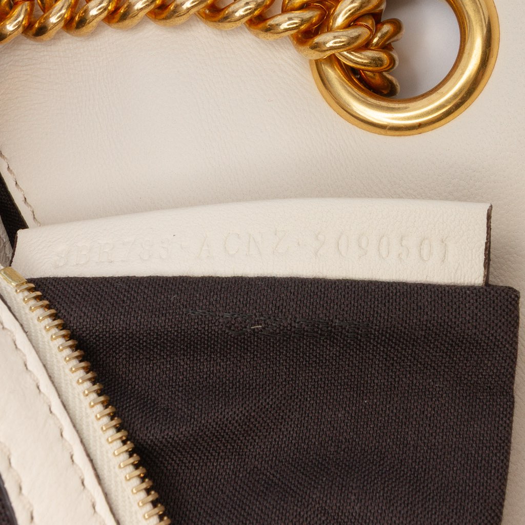 Fendi Bicolor Leather Chain Midi Baguette - 5