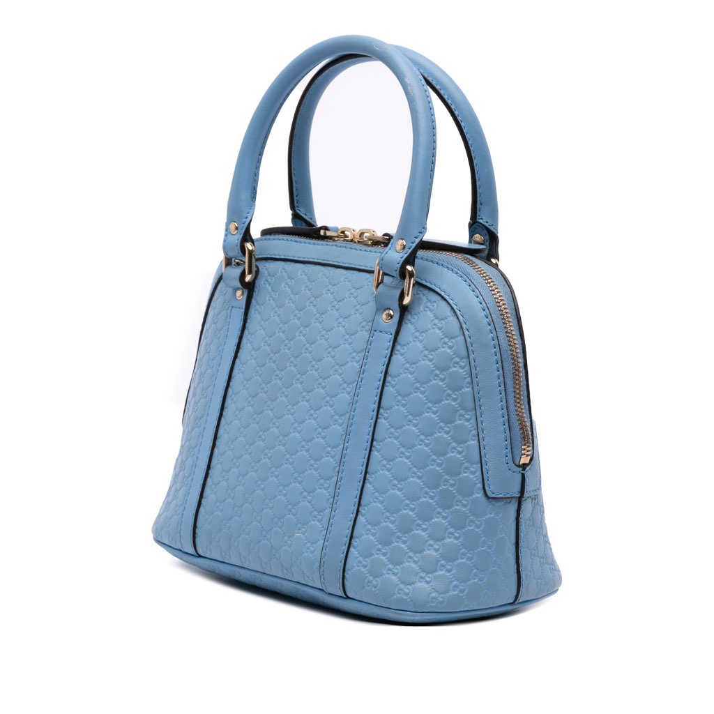 Gucci Mini Microguccissima Dome Satchel - Back view