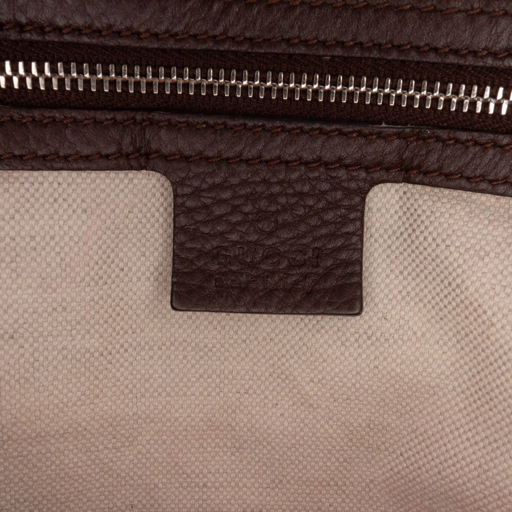 Gucci Medium GG Canvas Techno Tag Boston Bag - 5