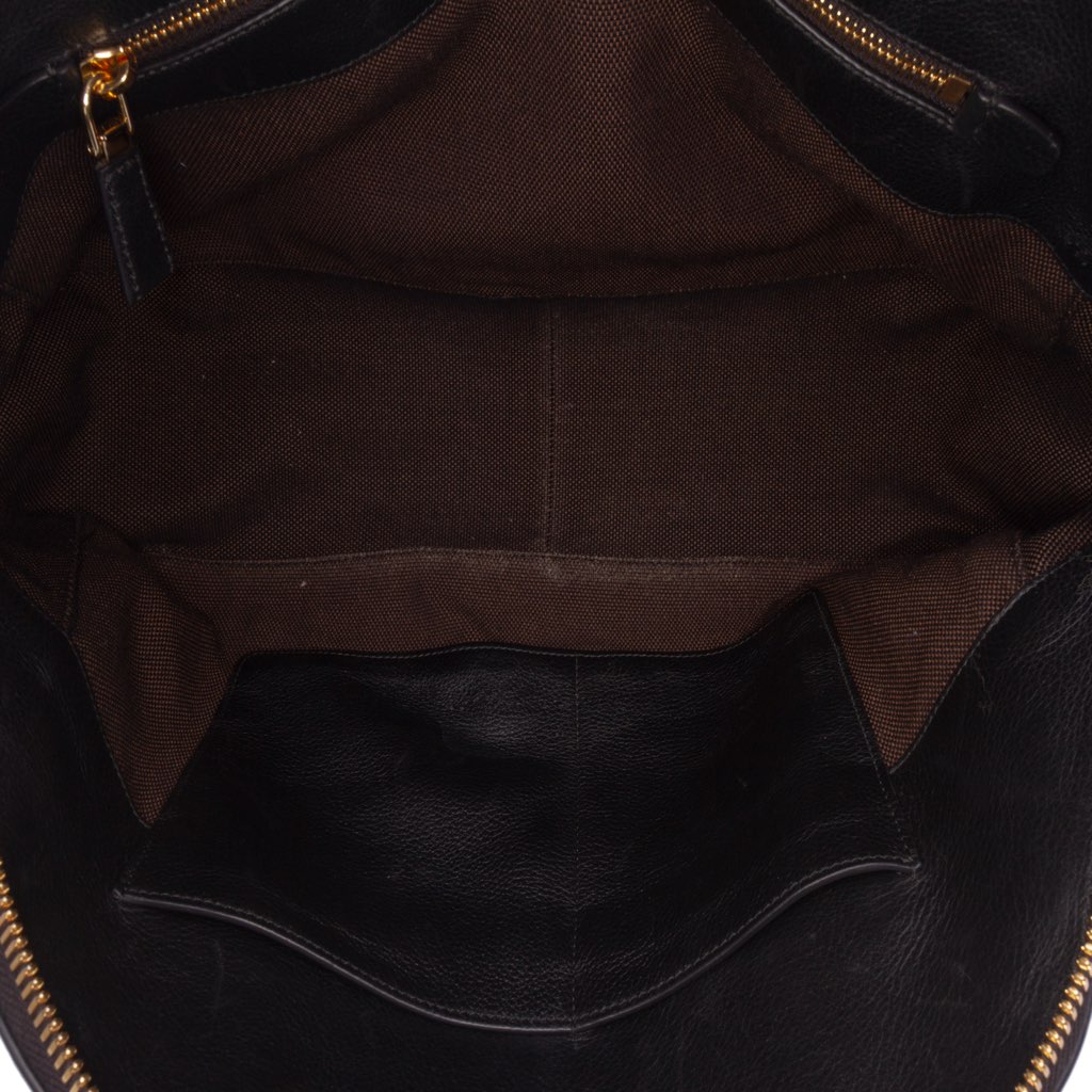 Prada Medium Soft Grain Leather Shopping Bag - 4